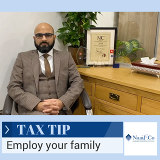 Tax tip- Employ your family