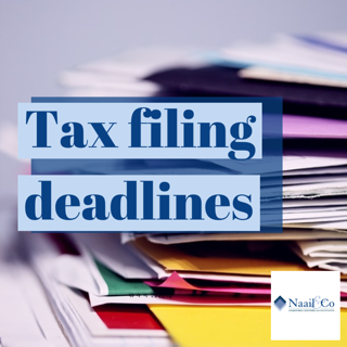 Tax filing deadline