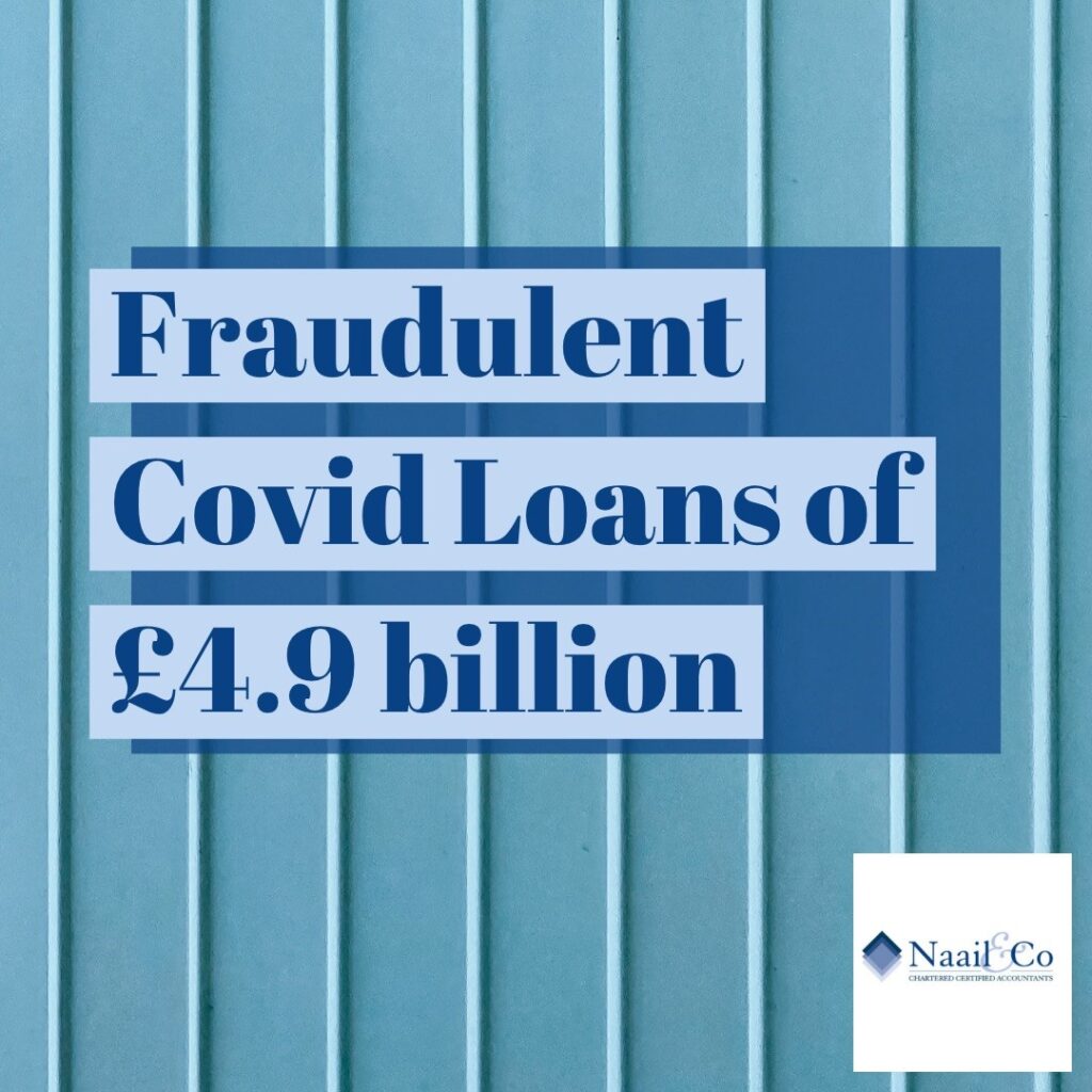 Fraudulent Covid loans of £4.9bn