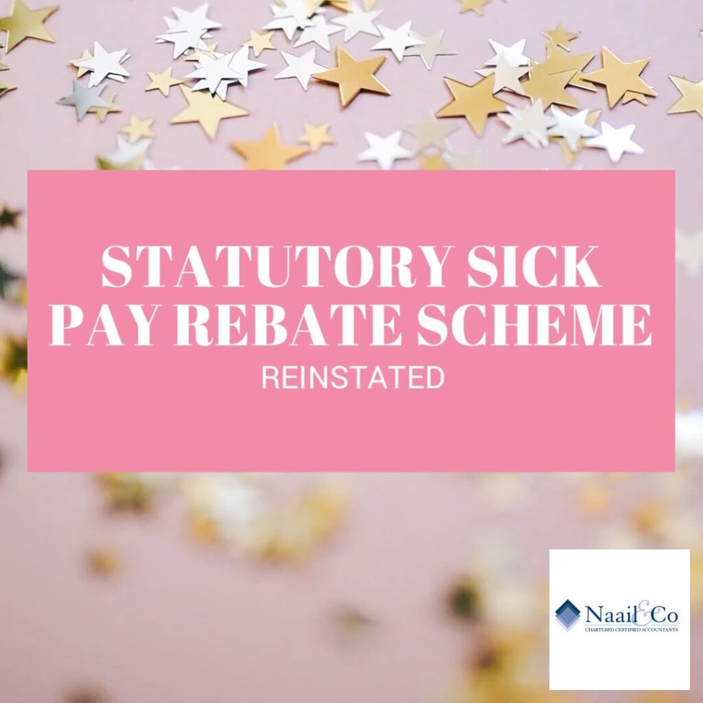 Statutory Sick Pay Rebate Scheme Reinstated Naail Co