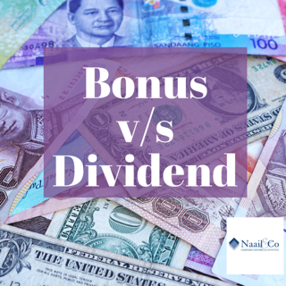 Bonus vs dividend