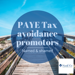 PAYE tax avoidance promoters- Named & shamed