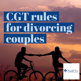 CGT rules for divorcing couples