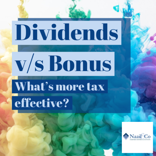 Dividend or bonus