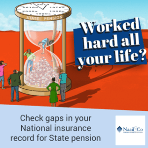 gaps in national insurance for state pension