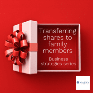 Transferring shares to family members